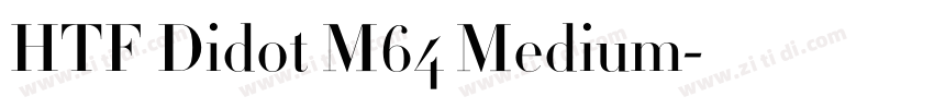 HTF Didot M64 Medium字体转换